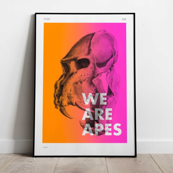 Designposter we are apes color – Bild 2